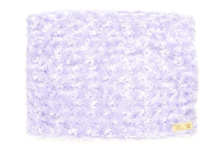French Lavender Curly Sue Pet Blanket